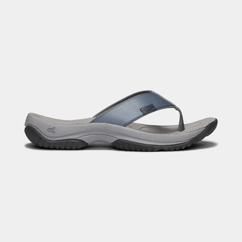 Chanclas Keen Kona Flip II Para Hombre Azules/Grises - Sandalias Keen Mexico (826509-SRX)